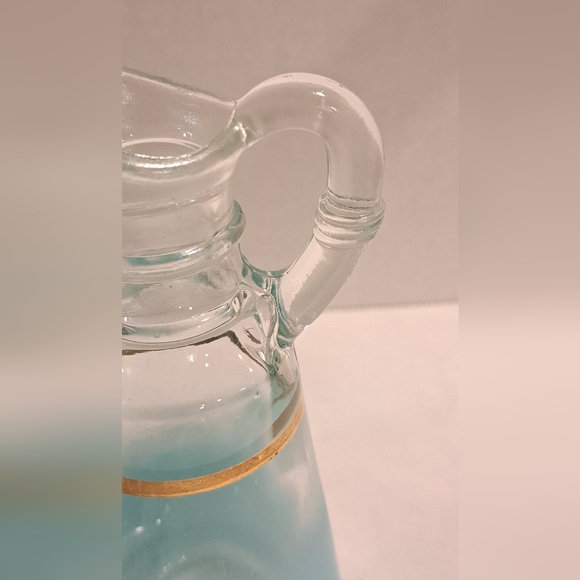 Vintage set of Anchor Hocking Blendo oil and vinegar dispensers. - Picture 3 of 15